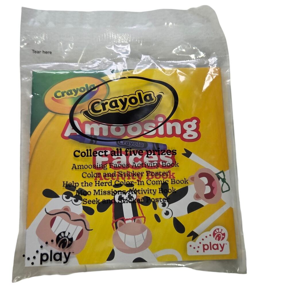 2026 Chick Fil A Crayola Prize Amoosing Faces  New in Package